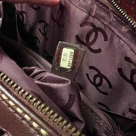 Vintage Chanel Surpique Bowler Bag - Picture 8 of 12